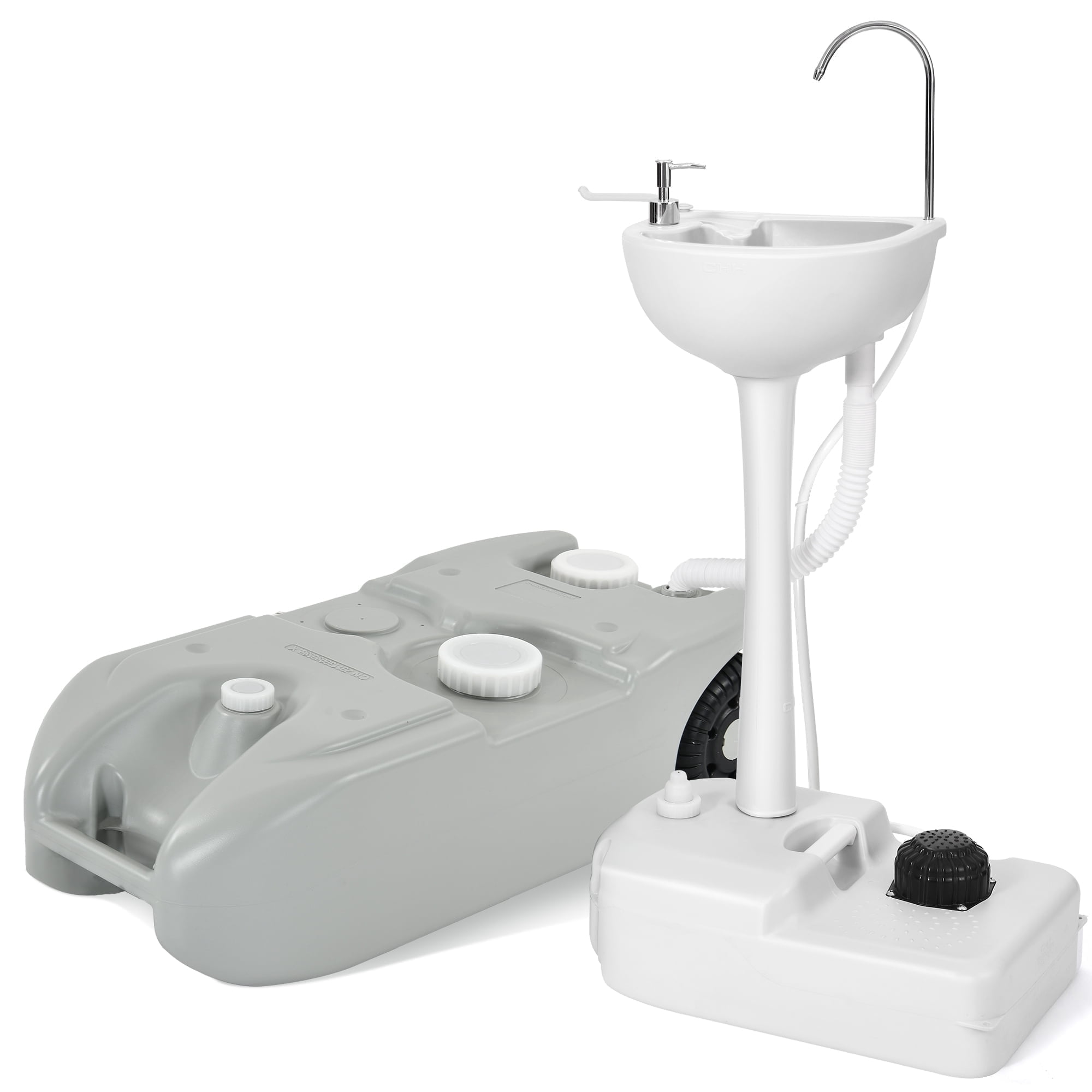 DEXTRUS Portable Sink Hand Washing Station with Water Tank
