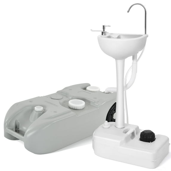 DEXTRUS Portable Sink Hand Washing Station with Water Tank