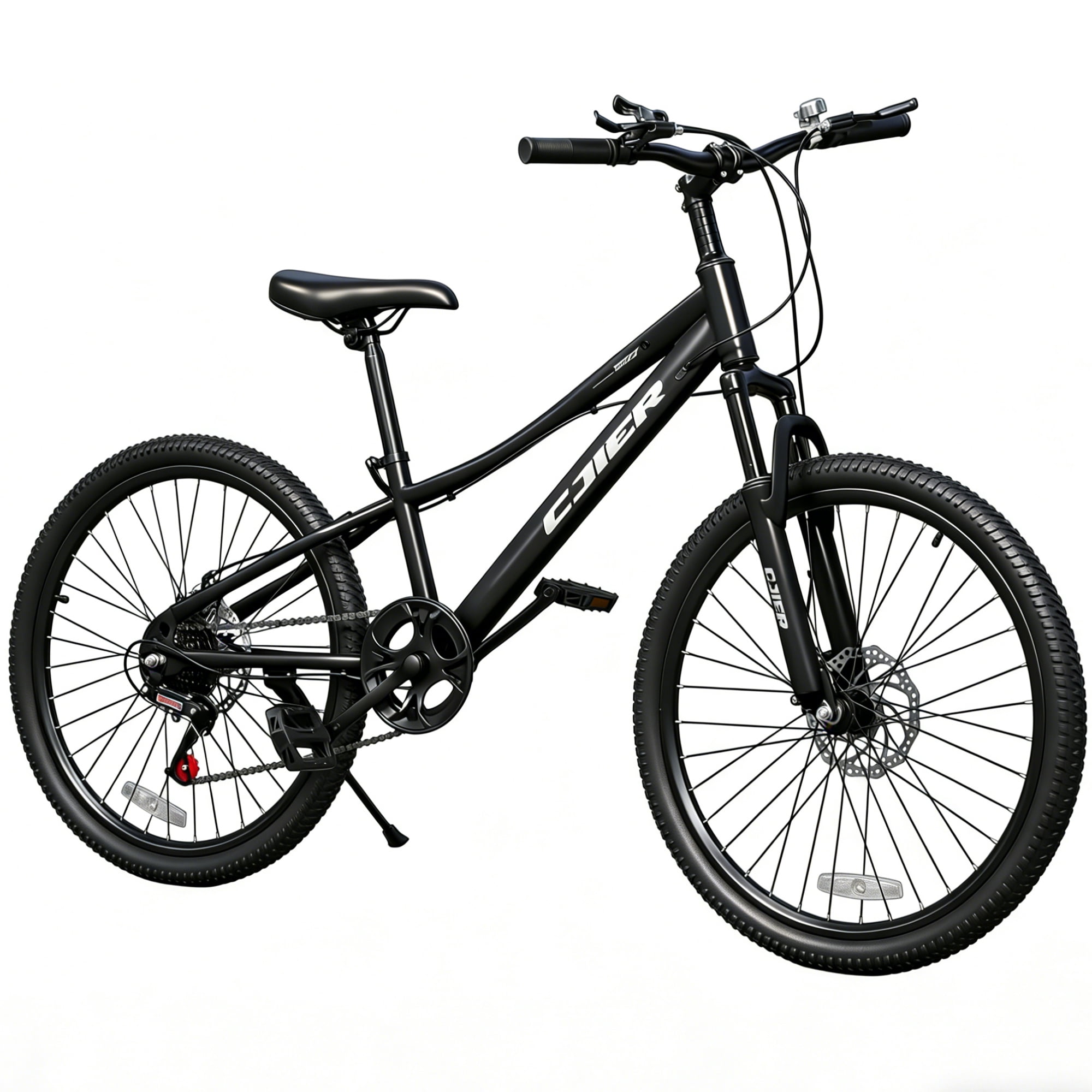 DEYGIA 20 Inch Kids Mountain Bike, Bikes for Boys, 7-Speed with Front Suspension, Dual Disc Brakes & Knobby Tires for Ages 6-14, Multi Color