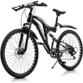 thumbnail image 1 of DEYGIA Boys Mountain Bike 24 inch, Kids Bike Ages 4-12, 7-Speed, Full Suspension MTB, High-Carbon Steel Frame, Dual Disc Brakes, Bicycle for kids Outdoor Adventure, 1 of 3