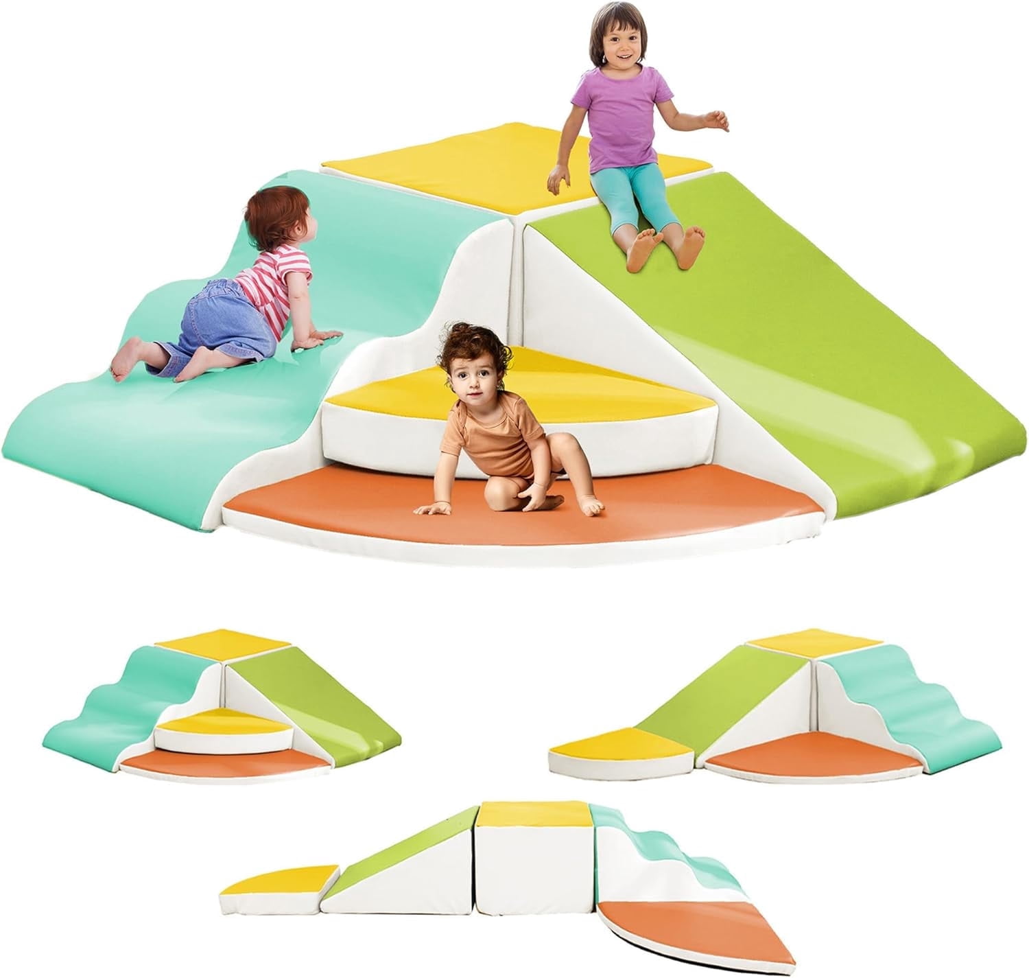 DEYGIA Large 5pcs Foam Climbing Blocks for Toddlers - Walmart.com