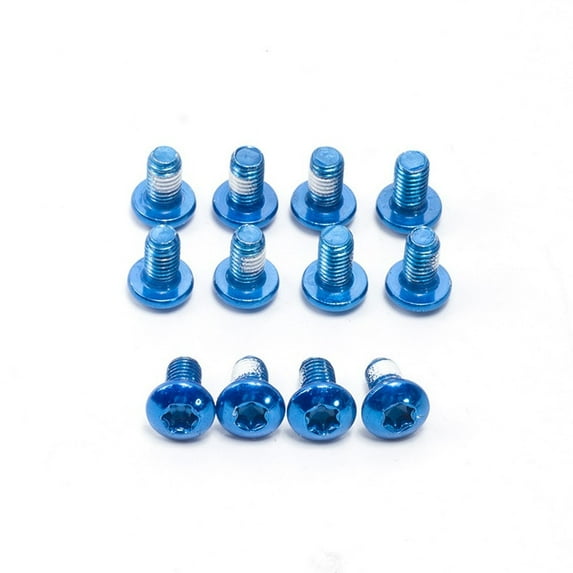 DEYISI 12pcs M5x9mm Disk Brake Rotor Bolts Steel T25 Bike Bicycle Brakes Disc Screws
