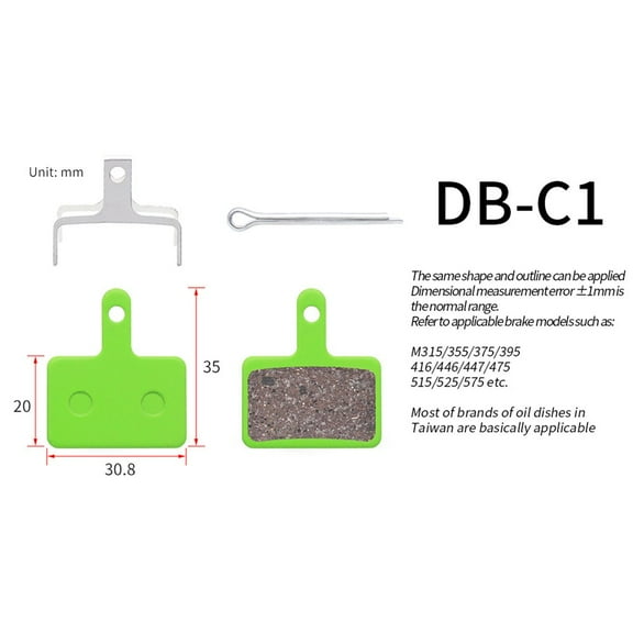DEYISI Bicycle Ceramic Disc Brake Pads for-Shimano XT SLX 45 46 47 65 75