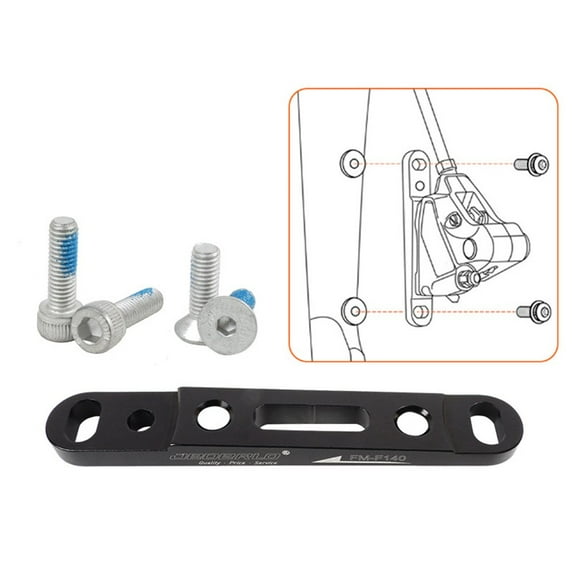 DEYISI Bike Disc Brake Caliper Adapter Flat Mount Post Mount for 140/160mm Rotor