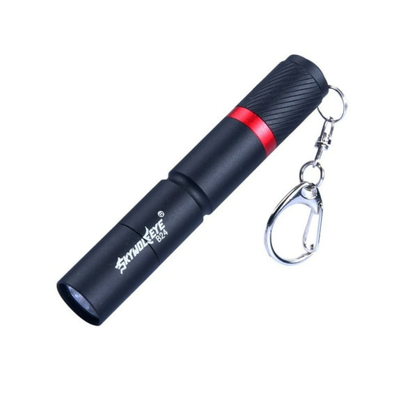 DEYISI Mini LED Key Light Key Ring Torches 3 Mode Flashlight Super Bright Light Lamp
