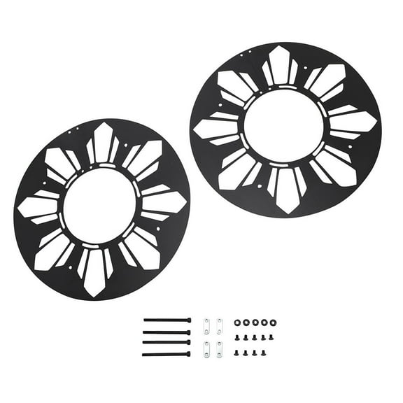 DEYISI Wheel Side Cover For Super 73 6.14"/15.3" Carbon Steel Tire Hub Rim Decoration