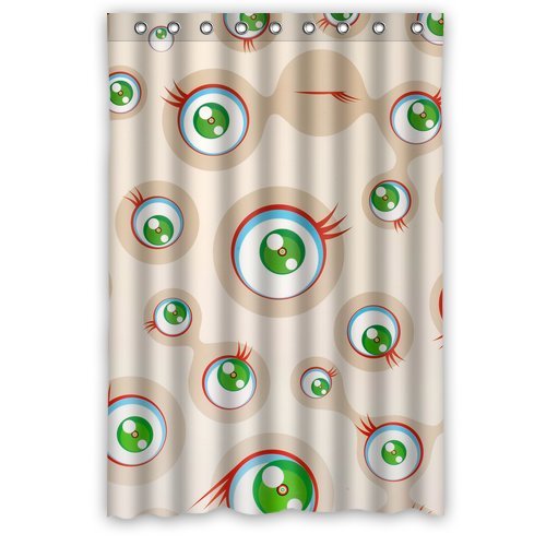 DEYOU Art Famous Painting Anime Eyes Shower Curtain Polyester Fabric ...