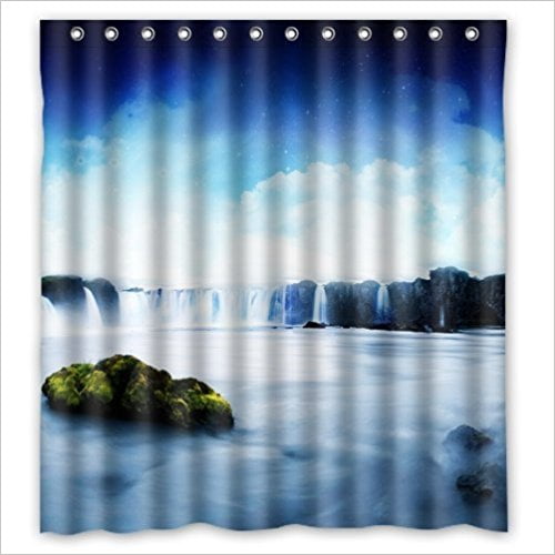 Sacred Falls Shower Curtain NCU0DQQ0240