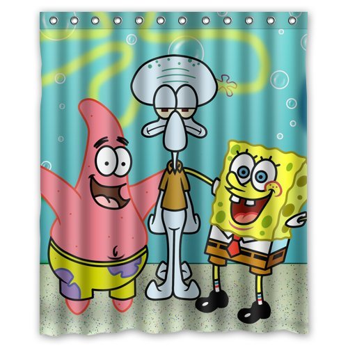 DEYOU Great Design The Spongebob Squarepants Movie Shower Curtain