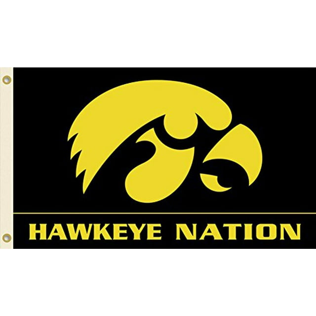 DEYOU Iowa Hawkeyes Flag 3x5 Feet Banner Flag