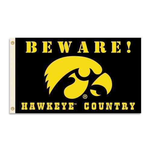 DEYOU Iowa Hawkeyes Flag 3x5 Feet Banner Flag