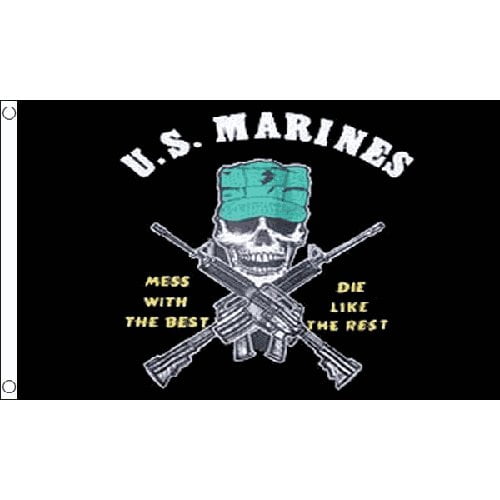 Deyou Marines Mess With The Best Us Marine Corps Military Flag 3x5 Feet