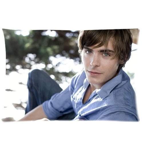DEYOU Zac Efron Pillowcase Pillow Case Cover Two Sides Printing