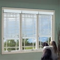 thumbnail image 1 of DEZ Furnishing QJWT660480 2 inch Cordless Faux Wood Blind, White - 66 W x 48 L inch, 1 of 1