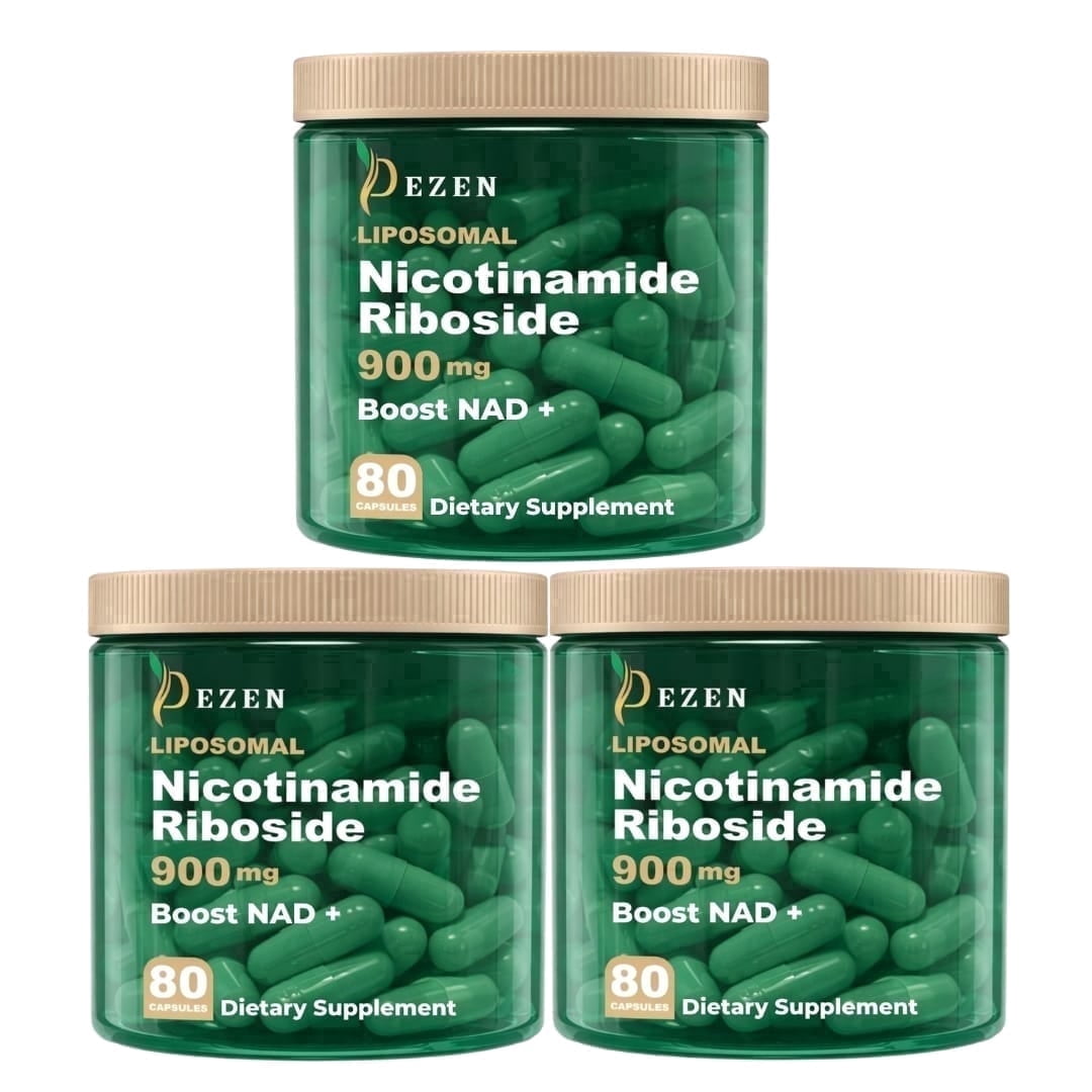 DEZEN NAD+ Supplement – Liposomal Nicotinamide Riboside for Cellular Energy Support & Healthy Aging - Pack 3