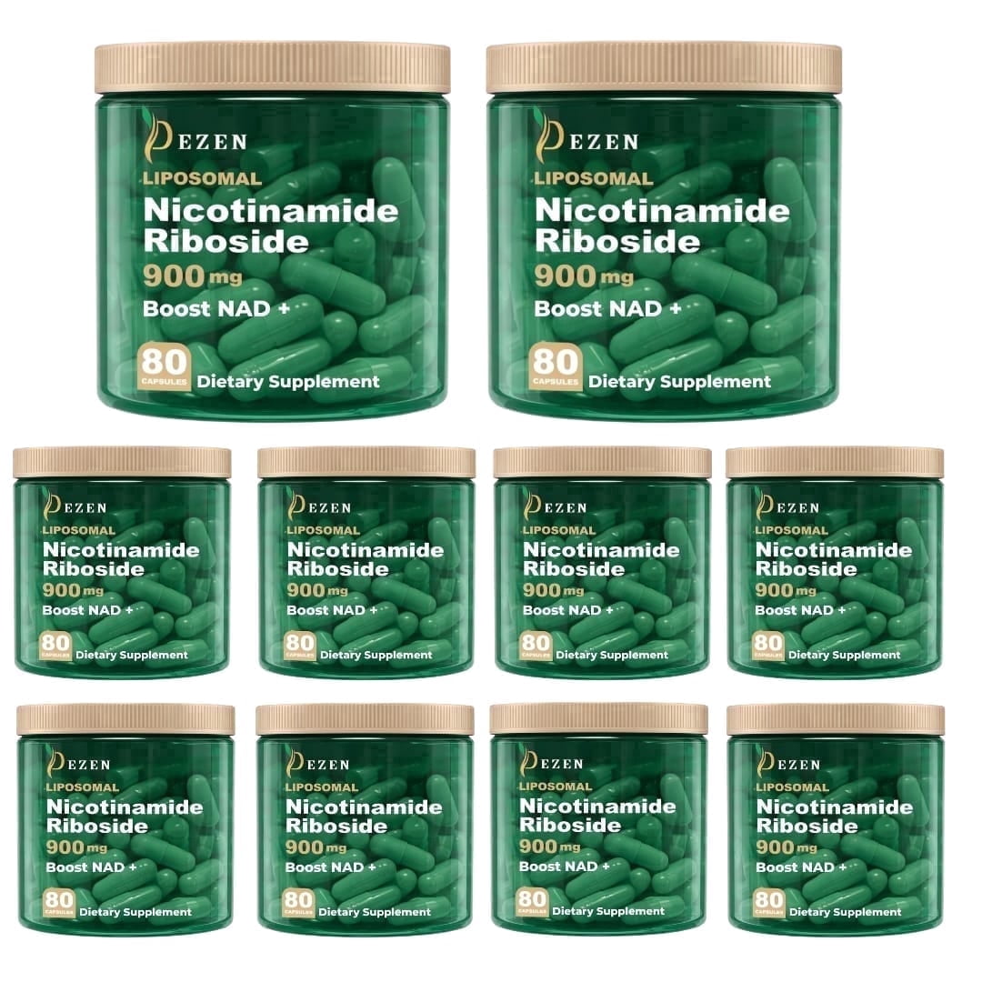 DEZEN NAD+ Liposomal Nicotinamide Riboside – Supplement for Cellular Energy Support - Pack 10