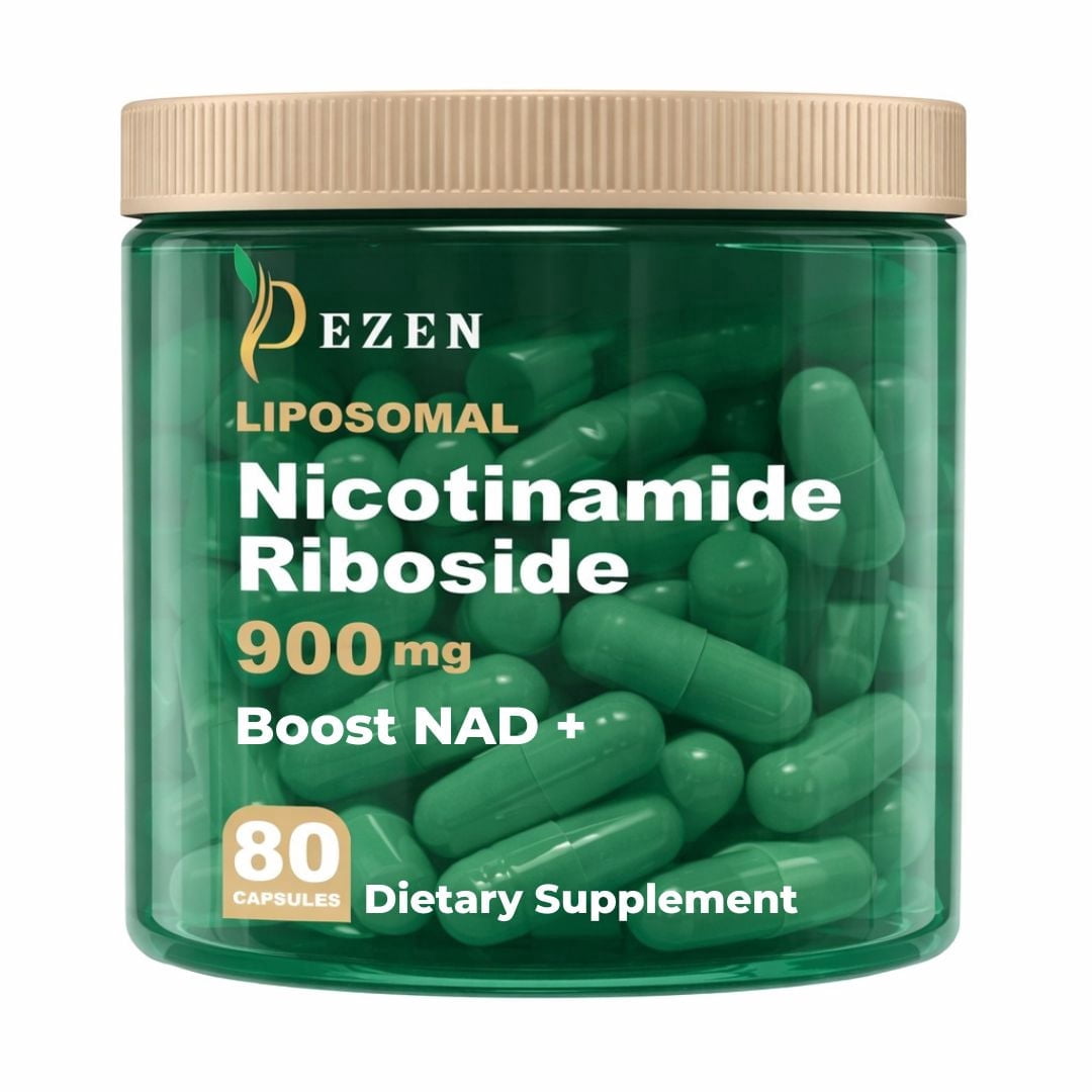 DEZEN NAD+ Supplement 900mg, Cellular Energy Support Capsules, NAD Plus Booster for Healthy Aging & Metabolism