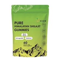 DEZEN Pure Himalayan Shilajit Gummies 3000mg with Ashwagandha 60 Count 180g Healthcare Supplement for Immunity Boost