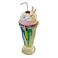 thumbnail image 1 of DEZICAKES Fake Milkshake Sprinkles CraziShake Tall Glass Parfait Dezicakes, 1 of 7