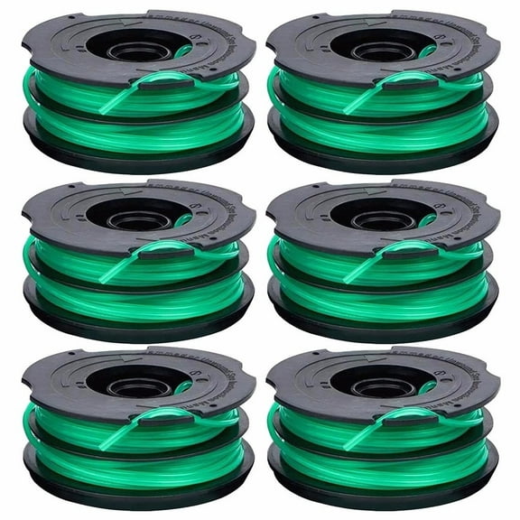 DF-080 Auto Feed String Trimmer Spool Line Replacement For Black & Decker 6pcs