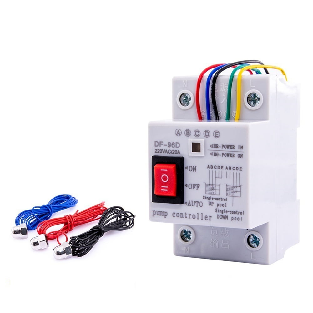 DF96DK Automatic Water Level Controller Switch 20A 220V Water Tank Liquid Level Detection