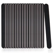 DF Professional Nail Files 180/240 Grit Black Emory Board 50Piece