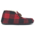 thumbnail image 1 of DF by Dearfoams Kids Plaid or Twill Bootie with Tie slippers, 1 of 6