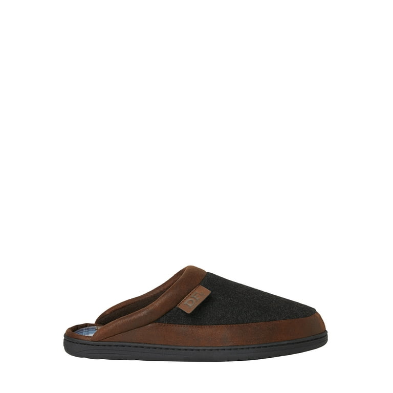 Mens dearfoam slippers online walmart