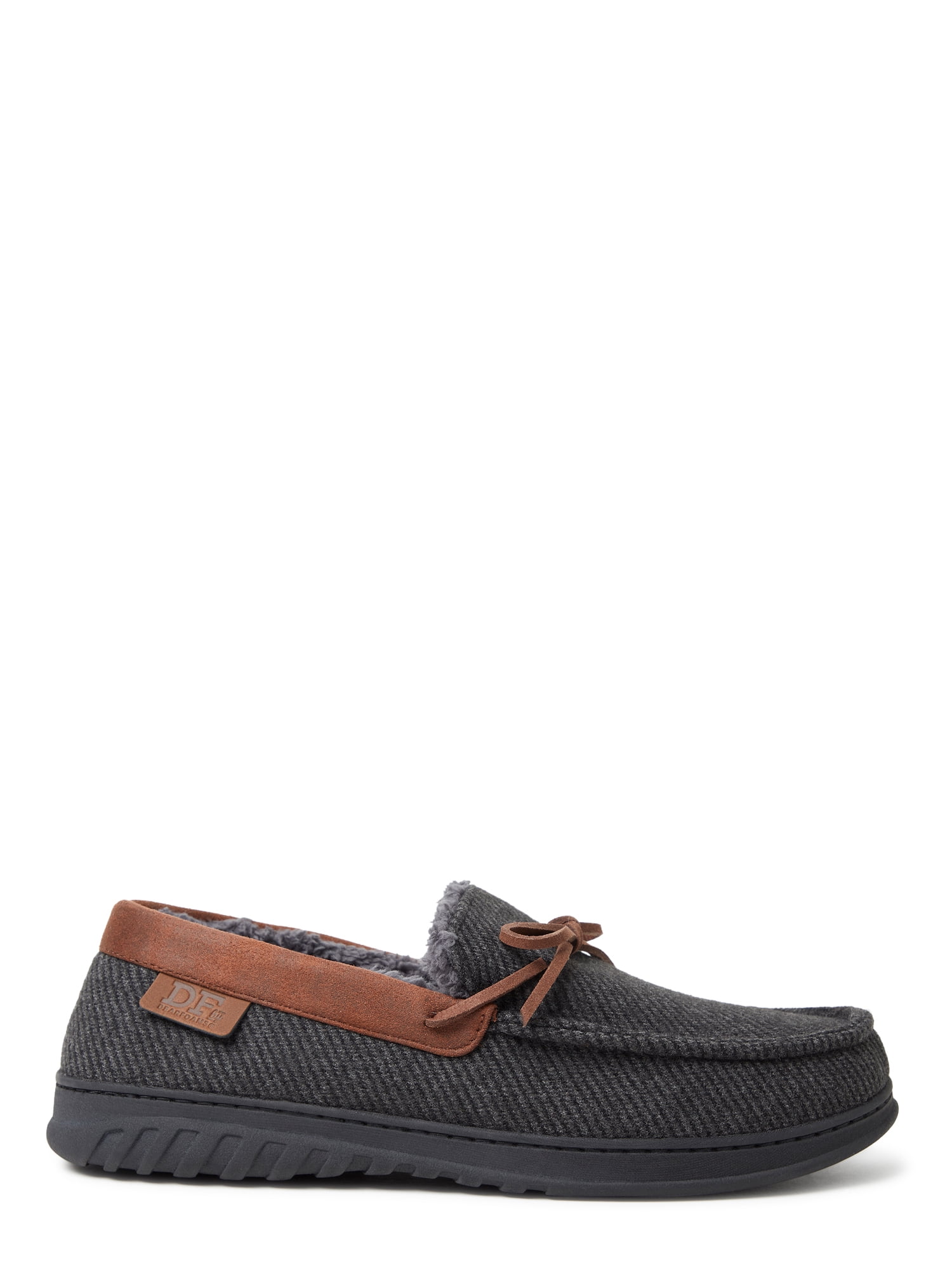 Mens wide shop width moccasin slippers