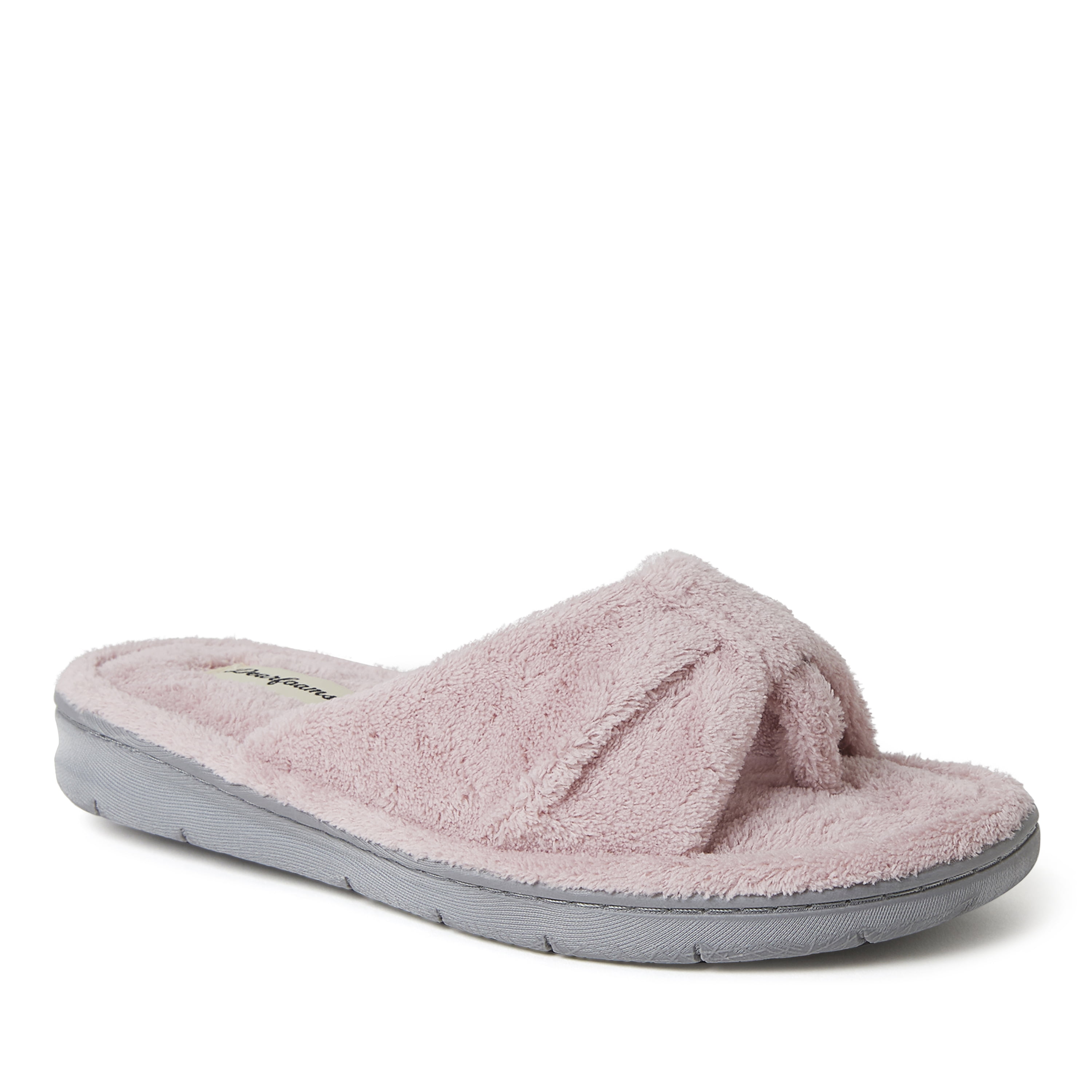 DF by Dearfoams Women's Audra Terry Thong Slippers