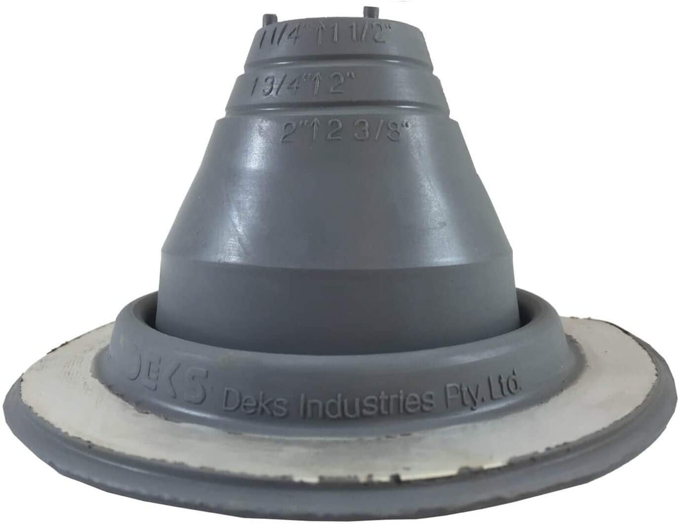 Flashers Black EPDM Round Metal Roof Pipe Flashing Boot (Size#1-9) Made In USA