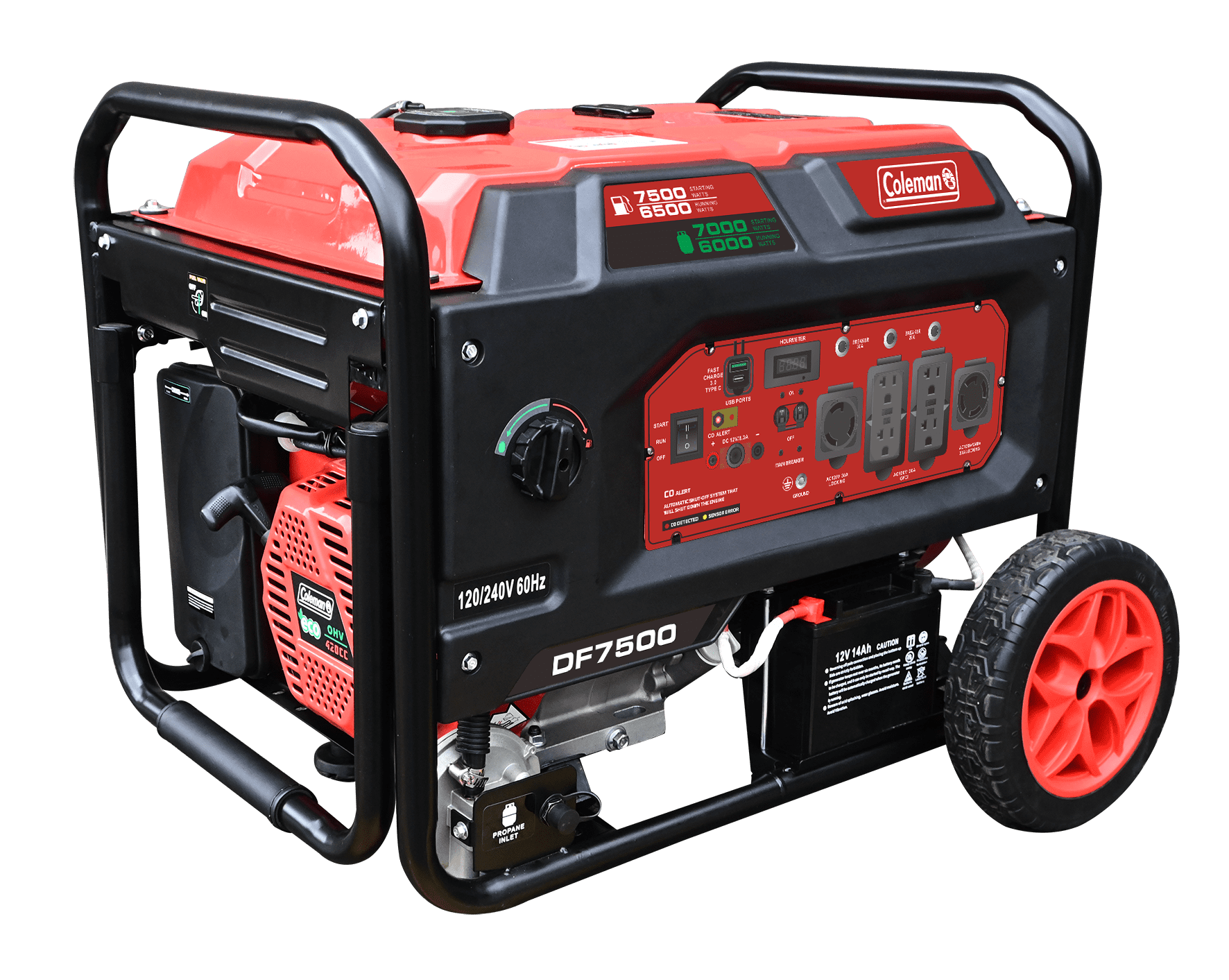 Coleman 7500W Dual Fuel Generator