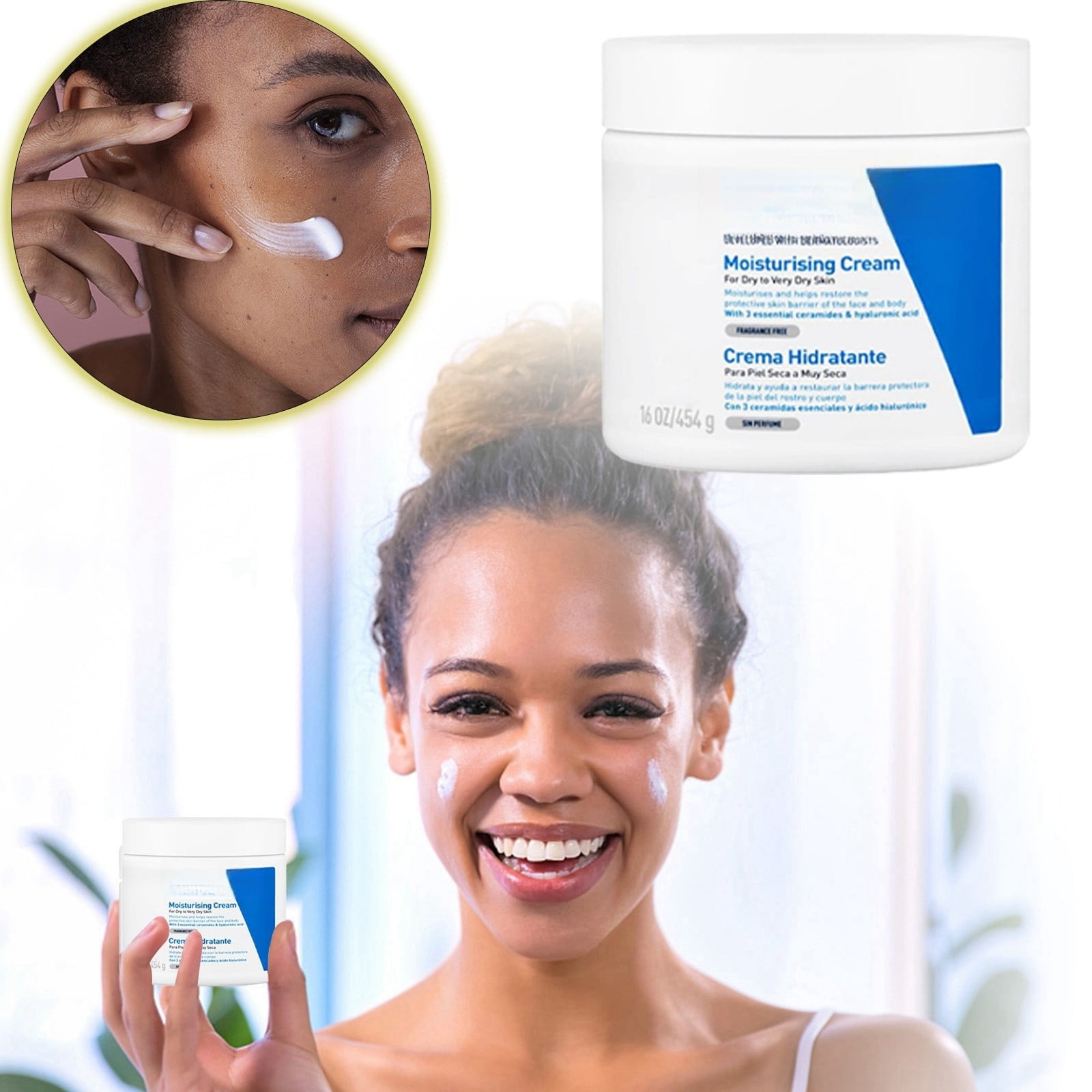 DFC 1 PCS Moisturizing Body And Face Moisturizer For Dry Skin Body With And Ceramides