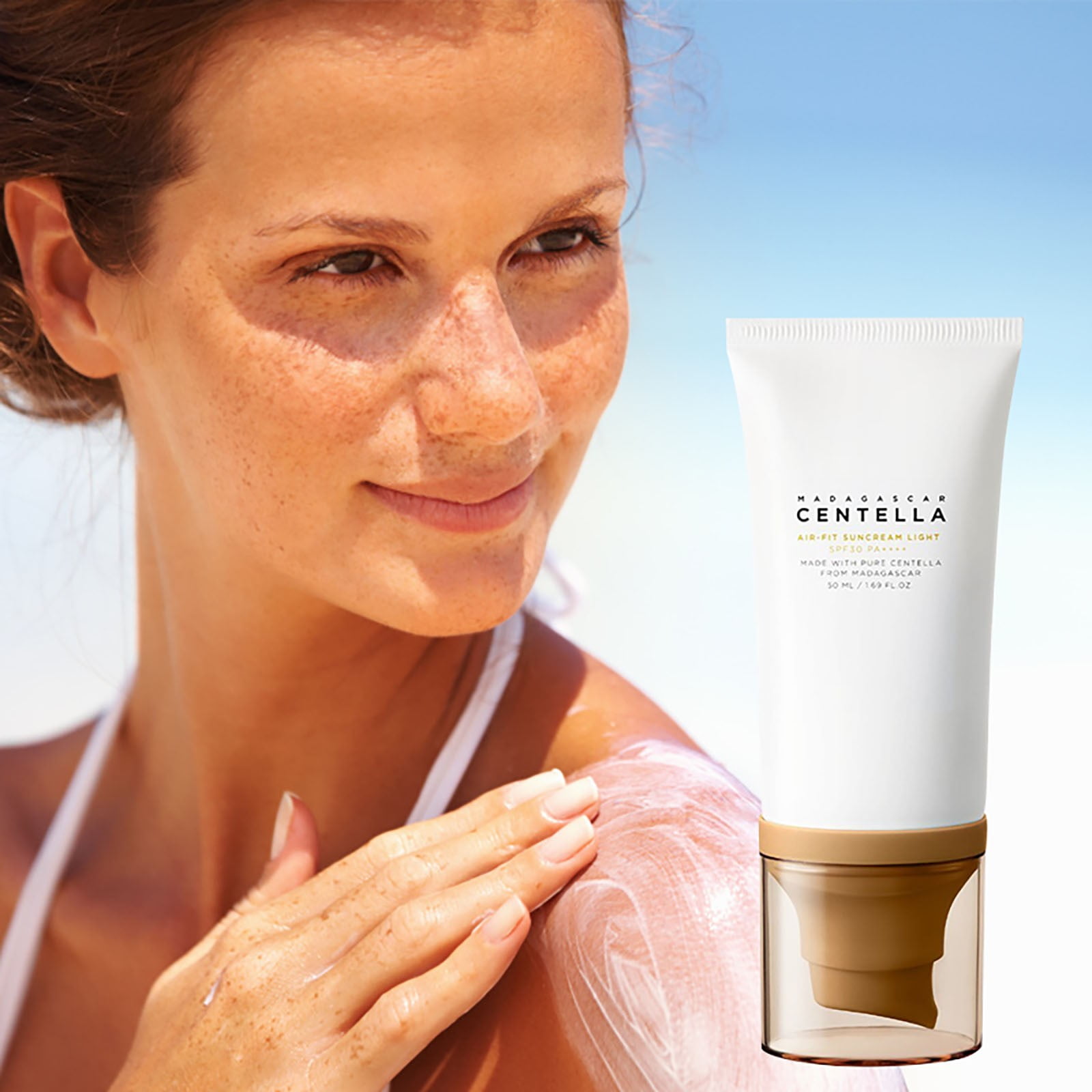 DFC Centella Yellow Water Sense Sunscreen Calming Moisturizing Light