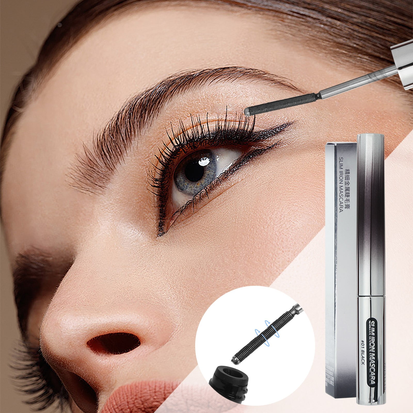 DFC Mascara 3d Mascara Doll Bristleless Mascara Natural Thickening
