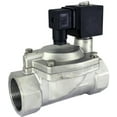 thumbnail image 1 of DFD 1-1/2" NPT Normally Closed Stainless Steel 24v AC Solenoid Valve Viton 17..., 1 of 2