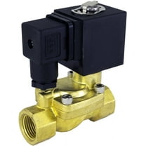 DFD 1/2" NPT Normally Closed Brass 110v DC Solenoid Valve NBR 170 psi Pressur...