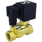 DFD 1/2 NPT Normally Closed Brass 24v AC Solenoid Valve NBR 170 psi Pressure...