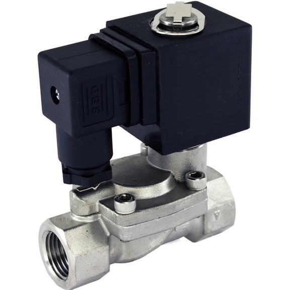 DFD 1/2" NPT Normally Closed Stainless Steel 110v DC Solenoid Valve Viton 170...