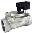 thumbnail image 1 of DFD 2" NPT Normally Open Stainless Steel 24v DC Solenoid Valve Viton 113 psi ..., 1 of 2
