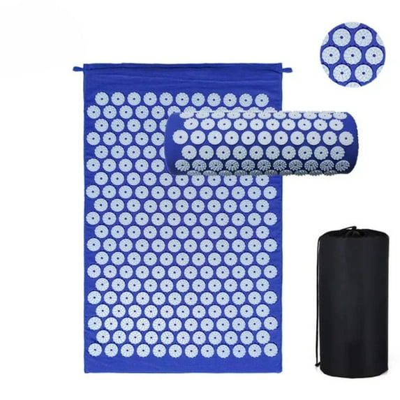 DFDIEJZ Promoting Eco-friendly Kuznetsov‘s Applicator Mat with Natural Lotus Spikes for a Soothing Acupressure Experience. Enhance Your Restorative Yoga Practice and Mindful Meditation wi