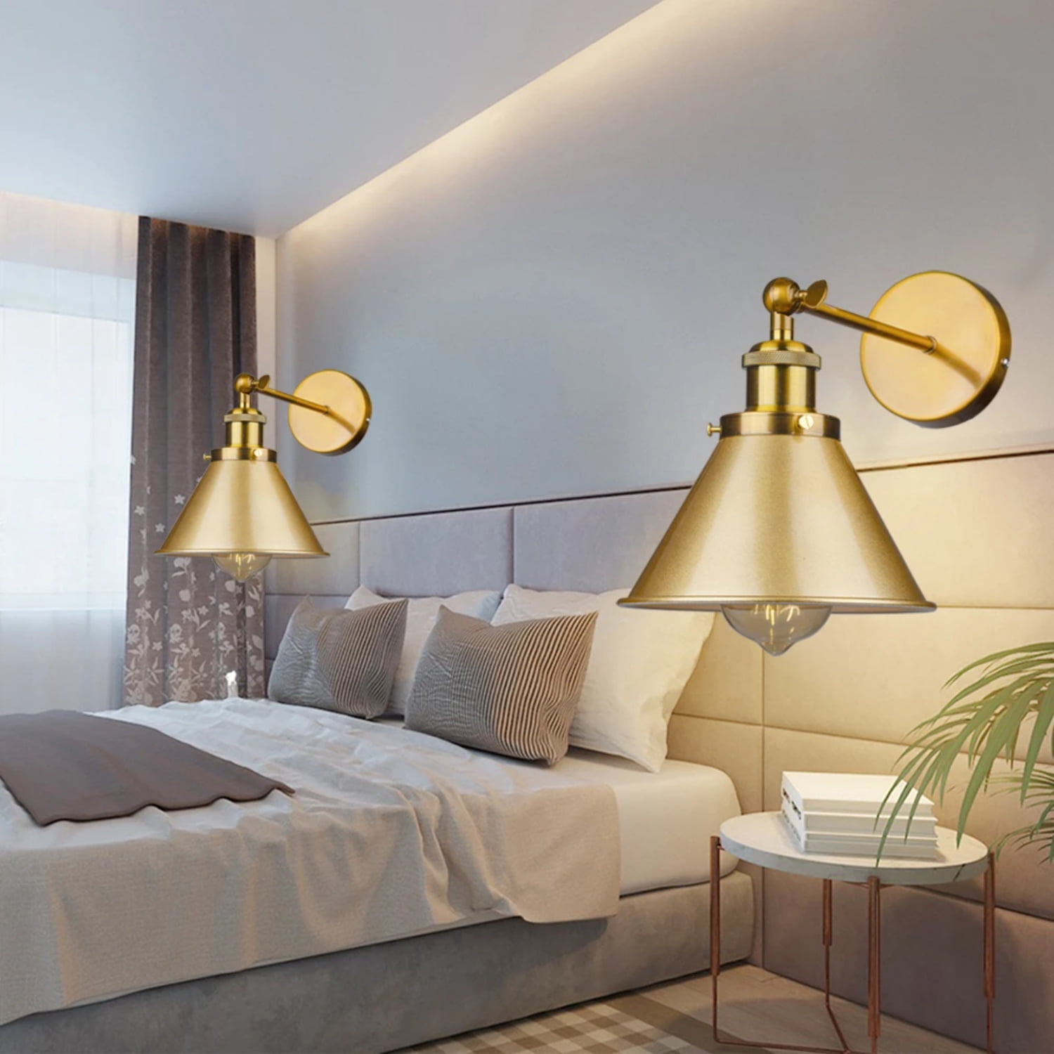 Wall Lamps Vintage Creative Resin Sconce Light for Home Living Room Bedroom Corridor Decor