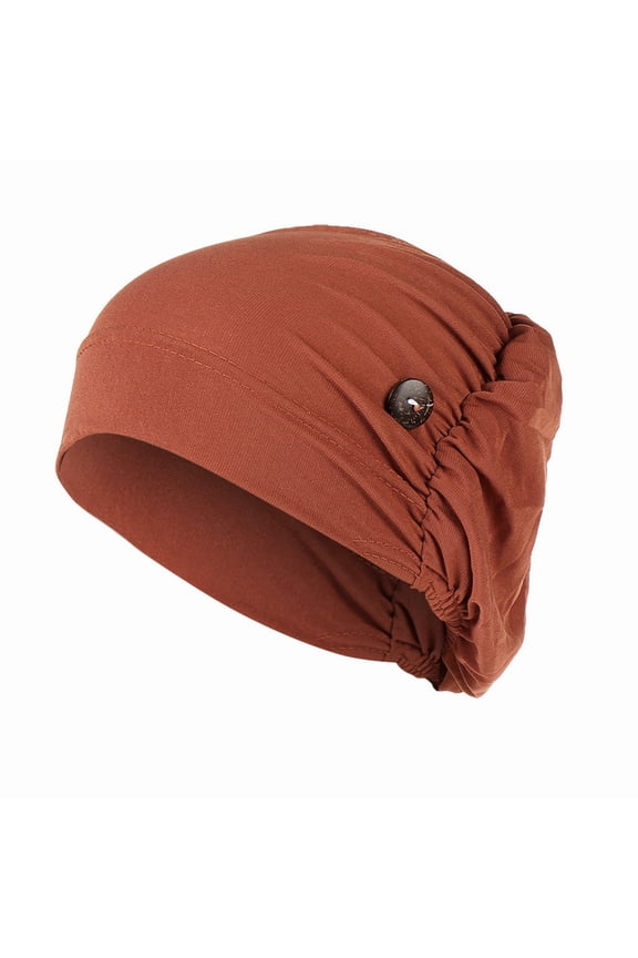 Adjustable Baseball Cap with Button Face Holder and Secure Head Wrap Design for Red One Size