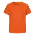 thumbnail image 1 of DFEK Boys Athletic Compression Shirt Short Sleeve Undershirt Kids Quick Dry Basketball Base Layer Gold 3-4 Years, 1 of 9