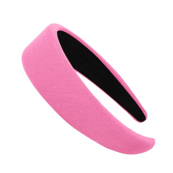 DFEK Carnival Party Headband Accessory Solid Polyester Heardband for Festive Events and Themed Celebrations Pink One Size