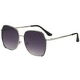 thumbnail image 1 of DFEK Classic Round Frame Polarized for Men and Women Fashion Eyewear Silver, 1 of 4