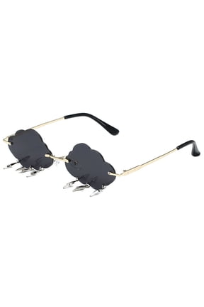 Cloud Shape with Irregular Design for Unisex Fashion Statement Black