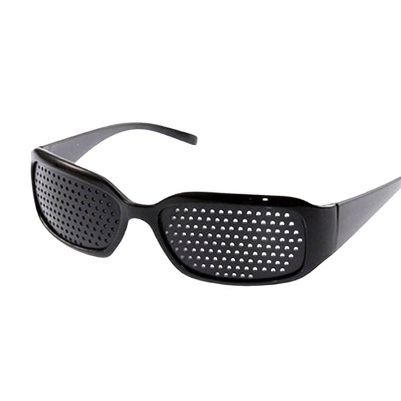 DFEK Full Frame Pinhole Correction Glasses for Training and Improvement Black