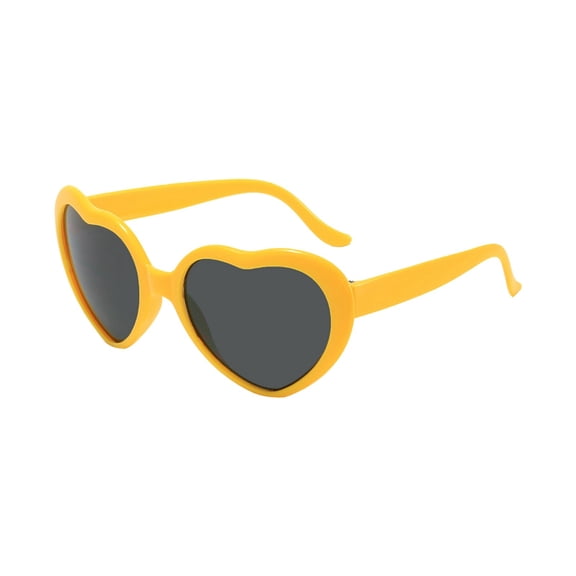 DFEK Heart Shaped for Party Events Peach Themed Novelty Eyewear Accessories C