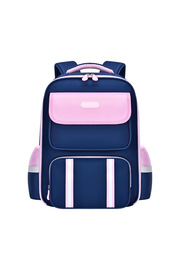High Capacity Student Backpack for College Teens with Ergonomic Design and Multiple Organizational Compartments Pink